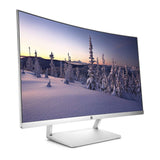 HP 27-inch Curved LED Backlit Computer Monitor (White)