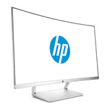 HP 27-inch Curved LED Backlit Computer Monitor (White)